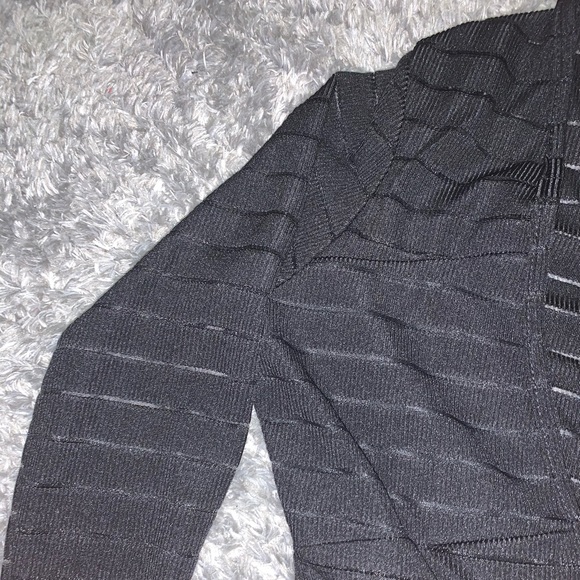 black plunge neck body suit - Picture 7 of 7